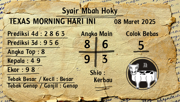 Prediksi Texas Morning
