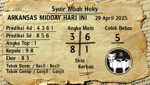 Prediksi Arkansas Midday