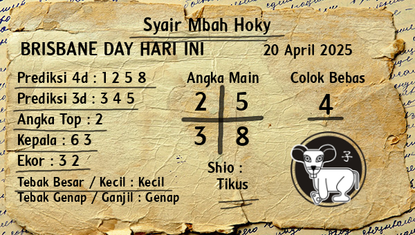 Prediksi Brisbane Day