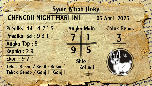 Prediksi Chengdu Night