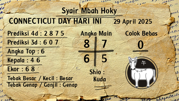 Prediksi Connecticut Day
