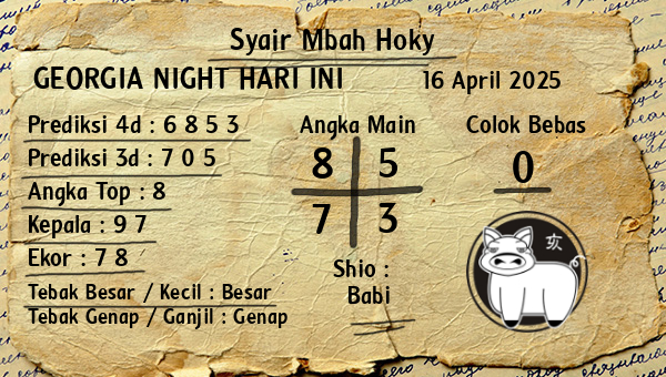 Prediksi Georgia Night