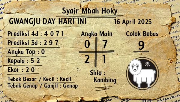 Prediksi Gwangju Day