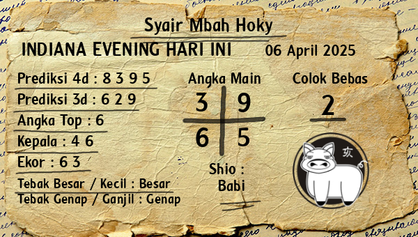 Prediksi Indiana Evening
