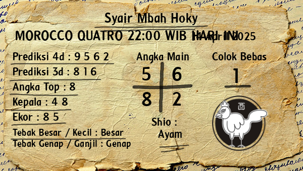 Prediksi Morocco Quatro 22:00 WIB