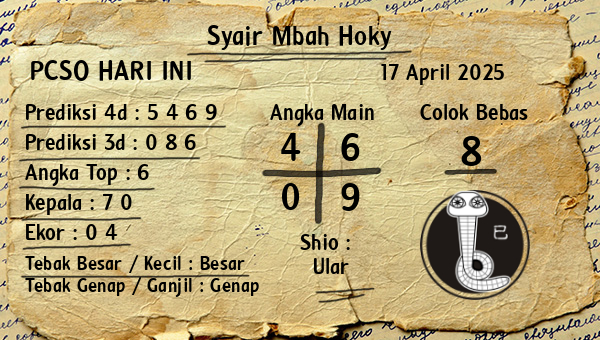 Prediksi Pcso