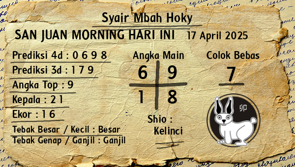 Prediksi San Juan Morning