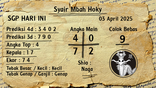 Prediksi SGP