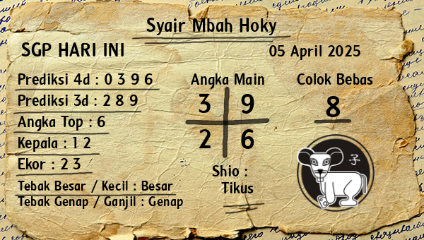 Prediksi SGP
