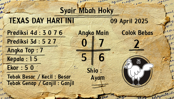 Prediksi Texas Day