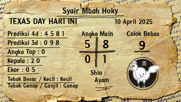 Prediksi Texas Day