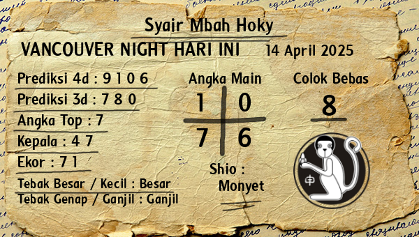 Prediksi Vancouver Night