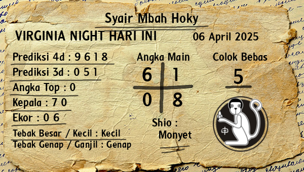 Prediksi Virginia Night