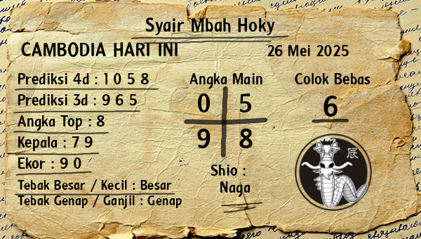 Prediksi Cambodia