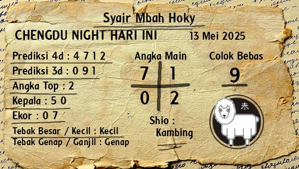 Prediksi Chengdu Night