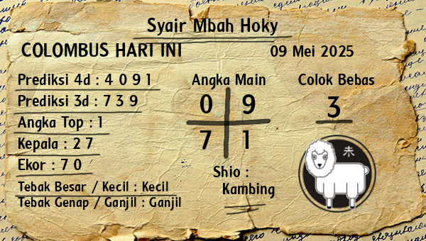 Prediksi Colombus
