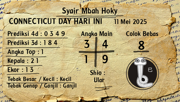 Prediksi Connecticut Day