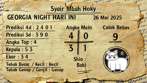 Prediksi Georgia Night