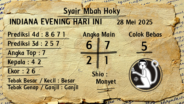 Prediksi Indiana Evening