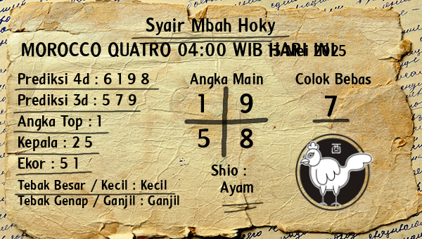 Prediksi Morocco Quatro 04:00 WIB