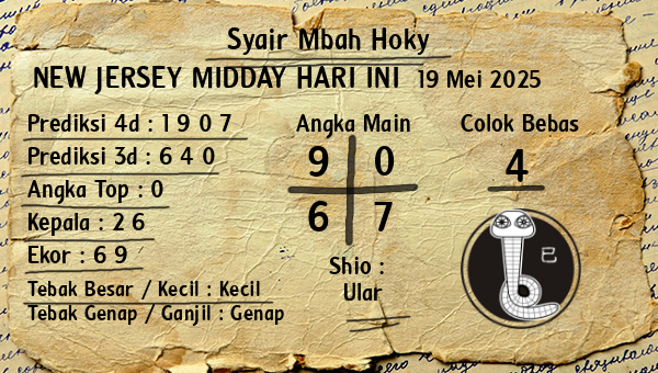 Prediksi New Jersey Midday