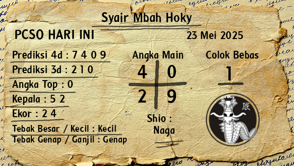 Prediksi Pcso