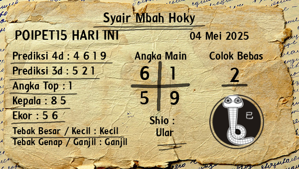 Prediksi Poipet15