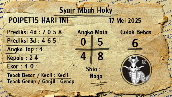 Prediksi Poipet15