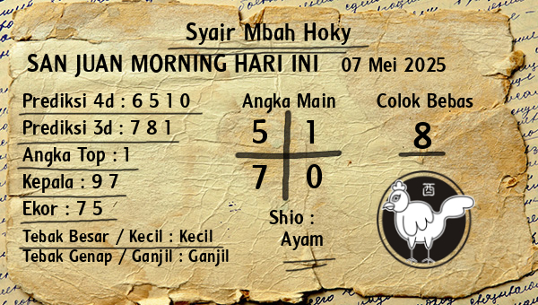 Prediksi San Juan Morning
