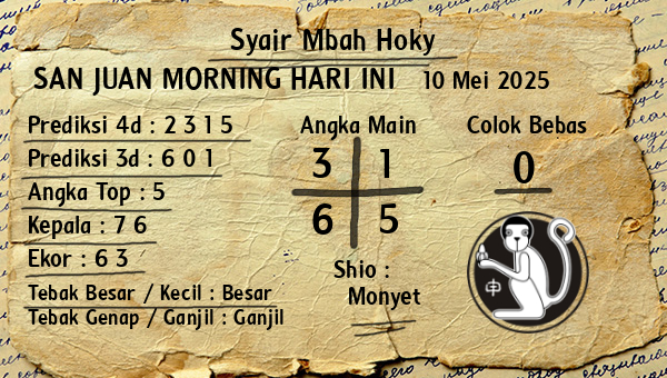 Prediksi San Juan Morning