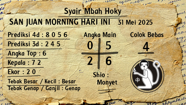 Prediksi San Juan Morning