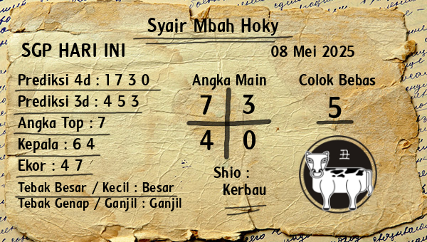 Prediksi SGP