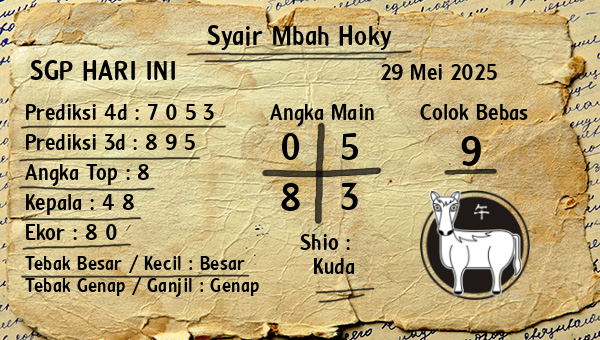 Prediksi SGP