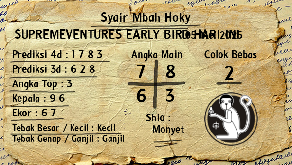 Prediksi Supremeventures Early Bird