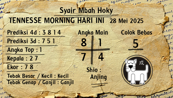 Prediksi Tennesse Morning