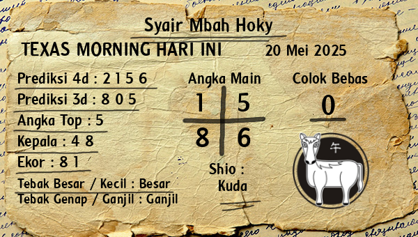 Prediksi Texas Morning