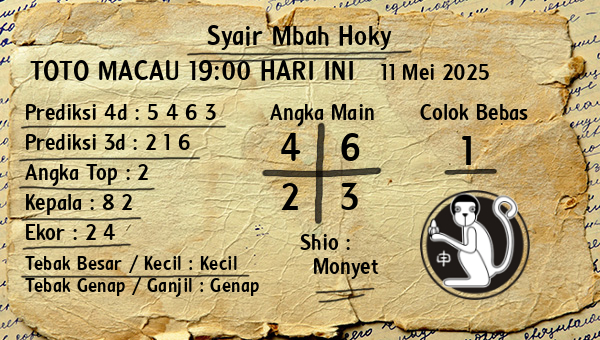 Prediksi Toto Macau 19:00
