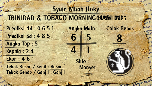 Prediksi Trinidad & Tobago Morning