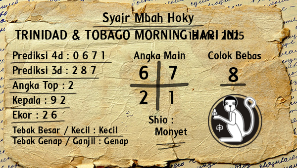 Prediksi Trinidad & Tobago Morning