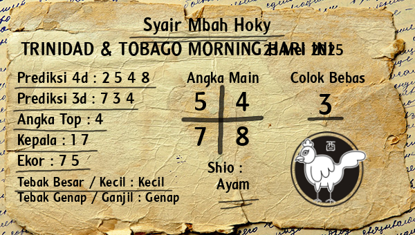 Prediksi Trinidad & Tobago Morning