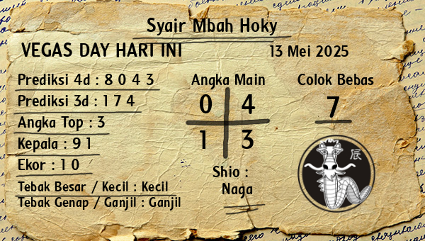 Prediksi Vegas Day