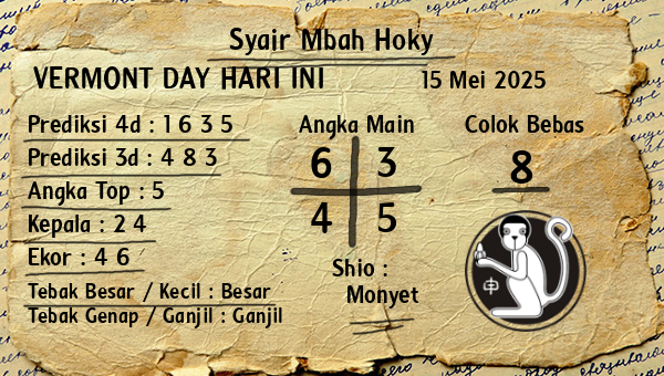 Prediksi Vermont Day