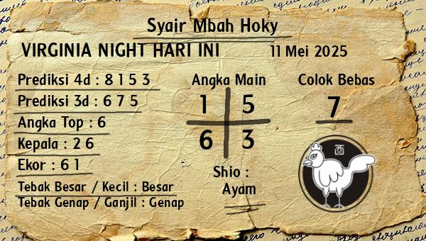 Prediksi Virginia Night