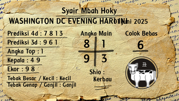 Prediksi Washington Dc Evening
