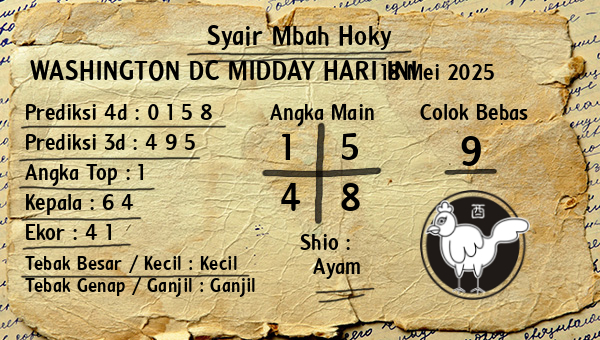 Prediksi Washington Dc Midday