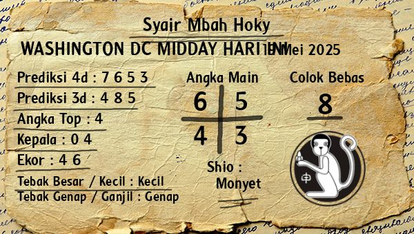 Prediksi Washington Dc Midday
