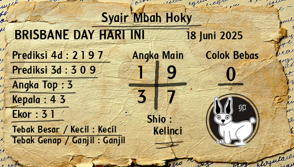 Prediksi Brisbane Day