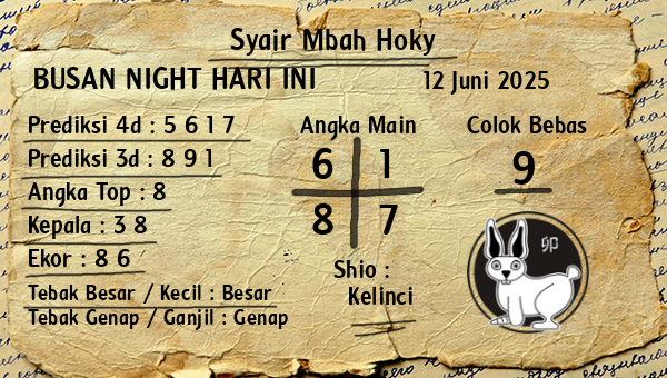 Prediksi Busan Night