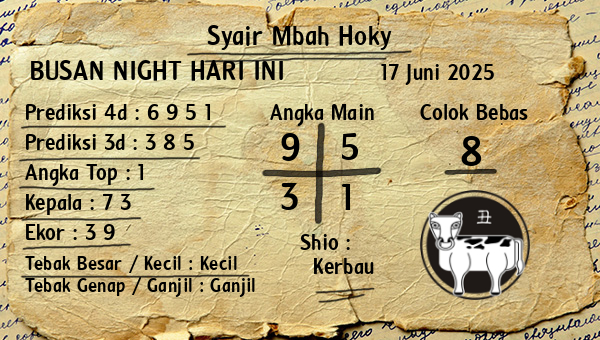 Prediksi Busan Night