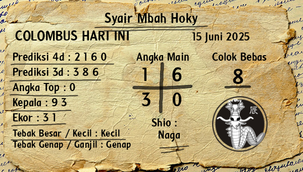 Prediksi Colombus